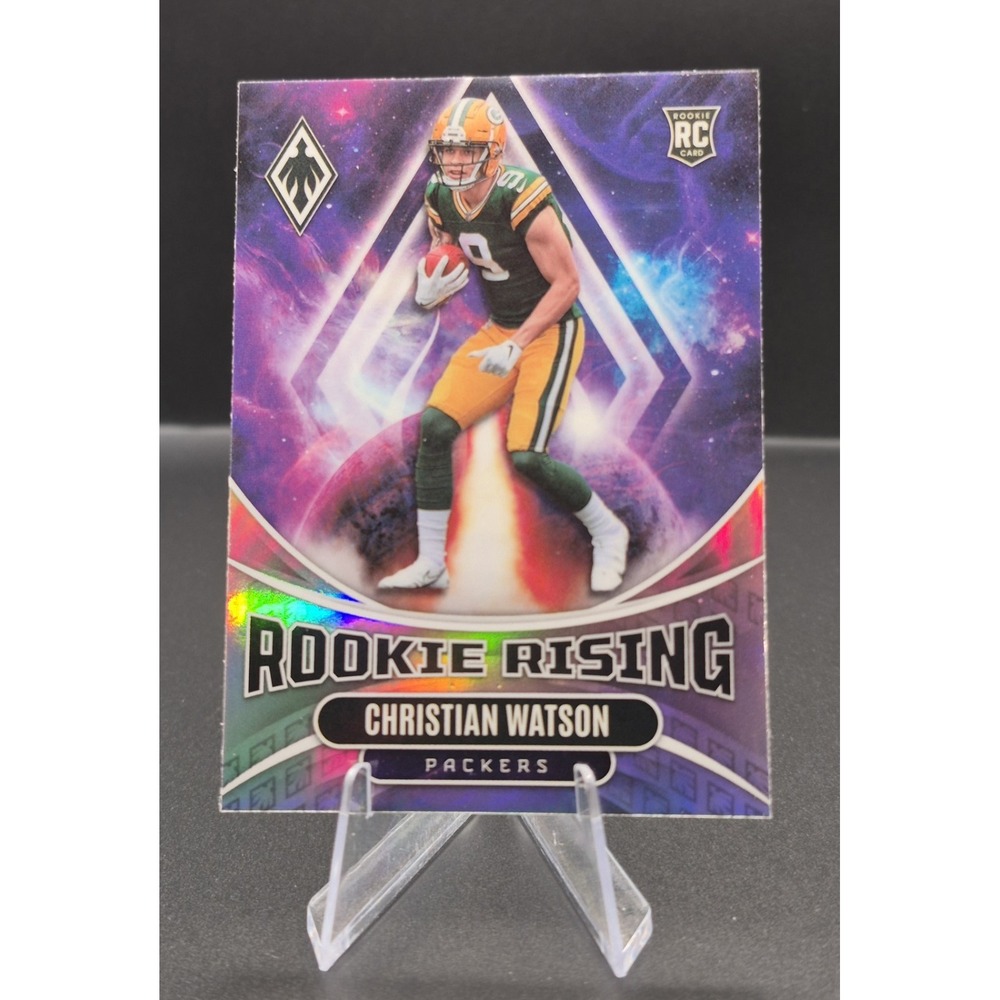 2022 Panini Phoenix Christian Watson #RIS-9 Rookie Rising Silver (RC) Packers